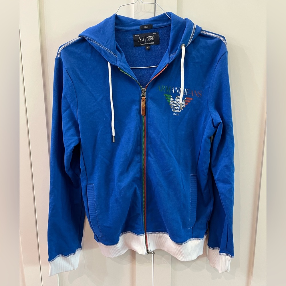 Armani Zip-up hoodie. World Football Special Edition.